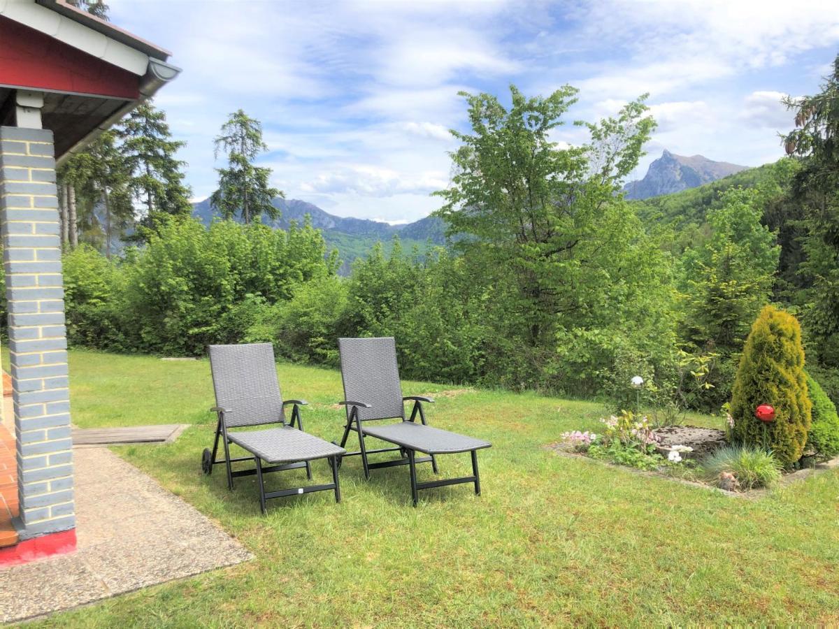 Ferienhaus am Traunsee mit Bergsicht Traunkirchen Exterior foto