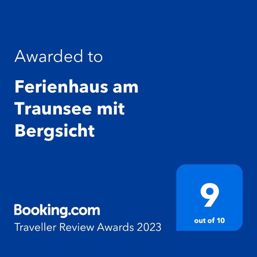 Ferienhaus am Traunsee mit Bergsicht Traunkirchen Exterior foto